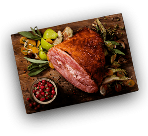 Christmas Ham , Png Download - Roast Beef, Transparent Png PNG