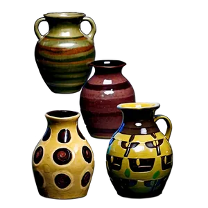 Glazed Pottery Artwork Png Las81 PNG Image