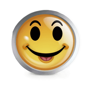 Gleeful Emoji Clipart PNG 05042024 PNG image with transparent background