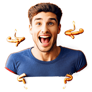 Gleeful Face Cartoon PNG 05232024 PNG
