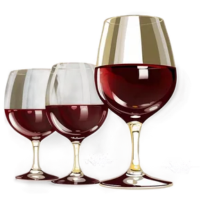 Glistening Red Wine Glass Png Sjh98 PNG Image