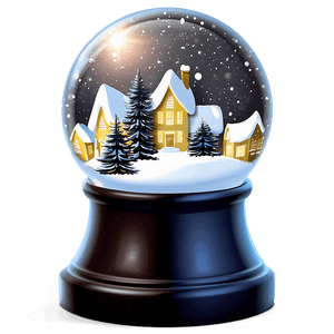 Glistening Snow Globe PNG ubl PNG image with transparent background