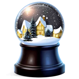 Glistening Snow Globe Png Ubl PNG Image