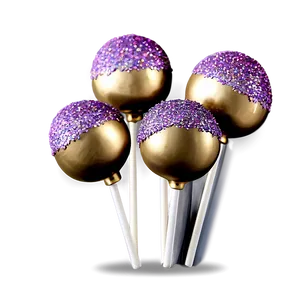 Glitter Cake Pops Png Pab37 PNG Image