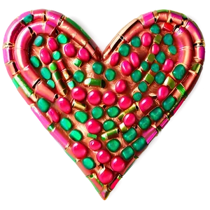 Glitter Candy Heart Png Iis13 PNG Image