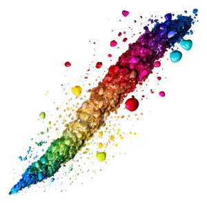 Glitter Color Splash Png Ptx PNG Image