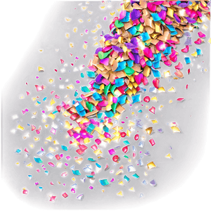 Glitter Confetti PNG ugb PNG image with transparent background