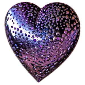 Glitter Heart B PNG Image