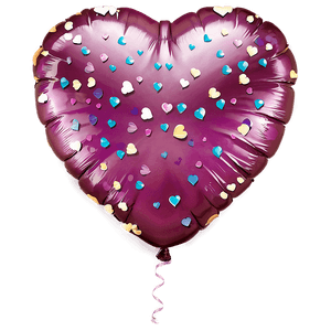 Glitter Heart Balloon PNG tmt6 PNG