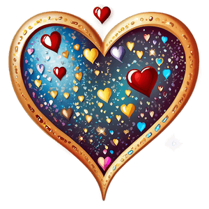 Glitter Heart Clipart Artwork PNG 05252024 PNG image with transparent background