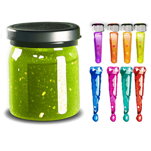 Glitter Slime Craft PNG   emm PNG image with transparent background