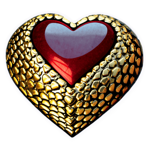 Glitter Valentine Heart PNG 06262024 PNG