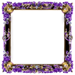 Glitter Wedding Frame Png 06262024 PNG Image