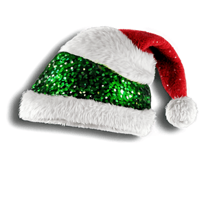 Glittering Christmas Hat PNG cvm18 PNG
