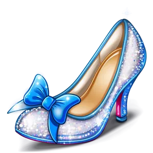 Glittering Cinderella Shoe Png Vfy PNG Image