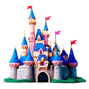 Glittering Disney Castle Png Lql41 PNG Image