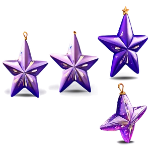 Glittering Purple Star Illustration Png Hvi63 PNG Image