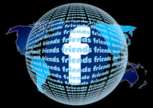 Global Friends Word Cloud PNG with transparent background