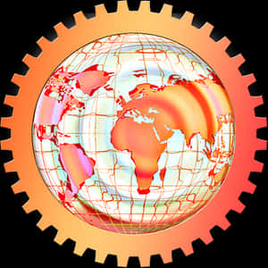 Global Gear Integration PNG image with transparent background