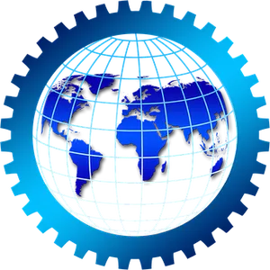 Global Gear Integration PNG Image