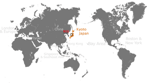 Global Innovation Hubs Map PNG image with transparent background