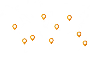 Global Location Pins Map PNG Image