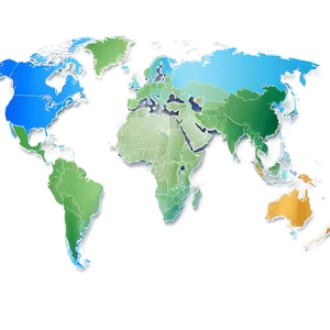 Global Map Outline Vector Png 34 PNG Image