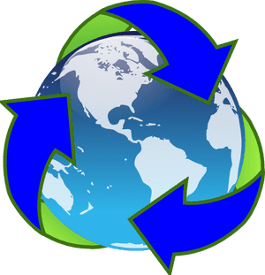 Global Recycling Symbol PNG image with transparent background