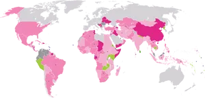 Global Same Sex Marriage Map PNG Image