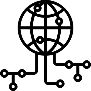 Global Technology Connection Graphic PNG Image
