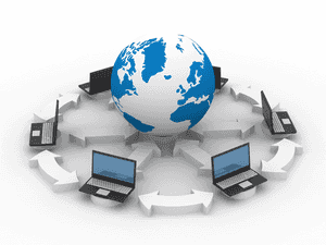 Global Technology Network Concept PNG image with transparent background