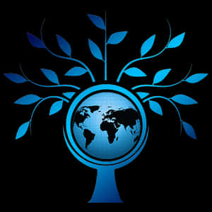 Global Tree Concept Art PNG with transparent background