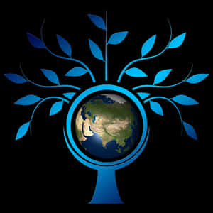 Global Tree Concept Art PNG with transparent background