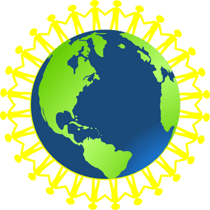 Holding Hands Earth Transparent, HD Png Download PNG image with transparent background