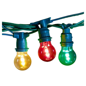 Globe String Lights For Christmas Png Ets PNG Image