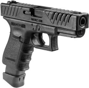 Glock Pistol Side View PNG Image