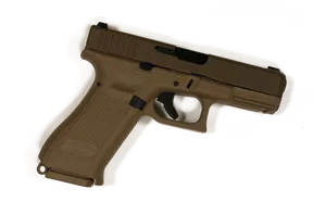 Glock Pistolon Black Background PNG Image