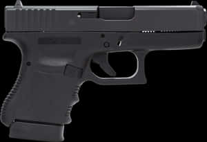 Glock19 Gen4 Side View PNG image with transparent background