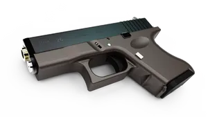 Glock26 Handgunon Black Background PNG Image