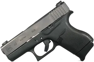 Glock439mm Pistol PNG Image