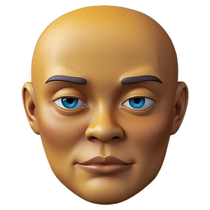 Gloomy Face Emoji PNG 05232024 PNG image with transparent background