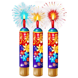 Glorious Celebration Firecrackers PNG dgp22 PNG image with transparent background