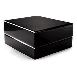 Glossy Black Box PNG mpu PNG