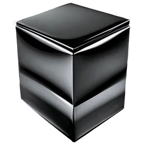 Glossy Black Box Png Uxd61 PNG Image