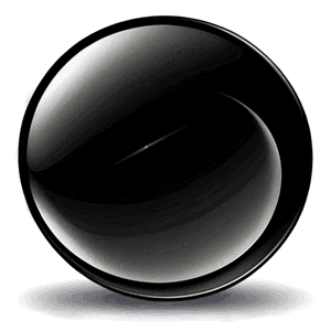 Glossy Black Circle PNG xty8 PNG