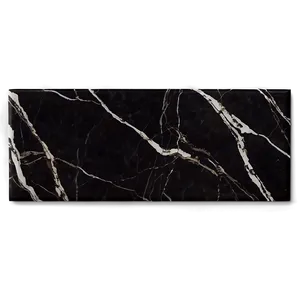 Glossy Black Marble Surface Png 06252024 PNG Image