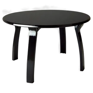 Glossy Black Table Png Uxm PNG Image