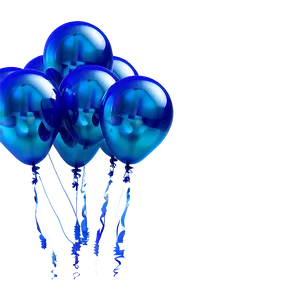 Glossy Blue Balloons Png Iet PNG Image