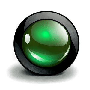Glossy Green Gradient Button PNG 14 PNG with transparent background