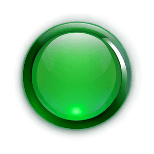 Glossy Green Gradient Button PNG wfv84 PNG with transparent background